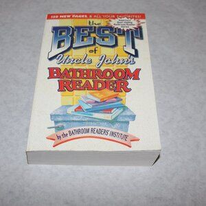 The Best of Uncle John's Bathroom Reader paperback book very good contition